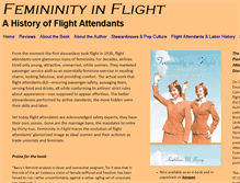 Tablet Screenshot of femininityinflight.com
